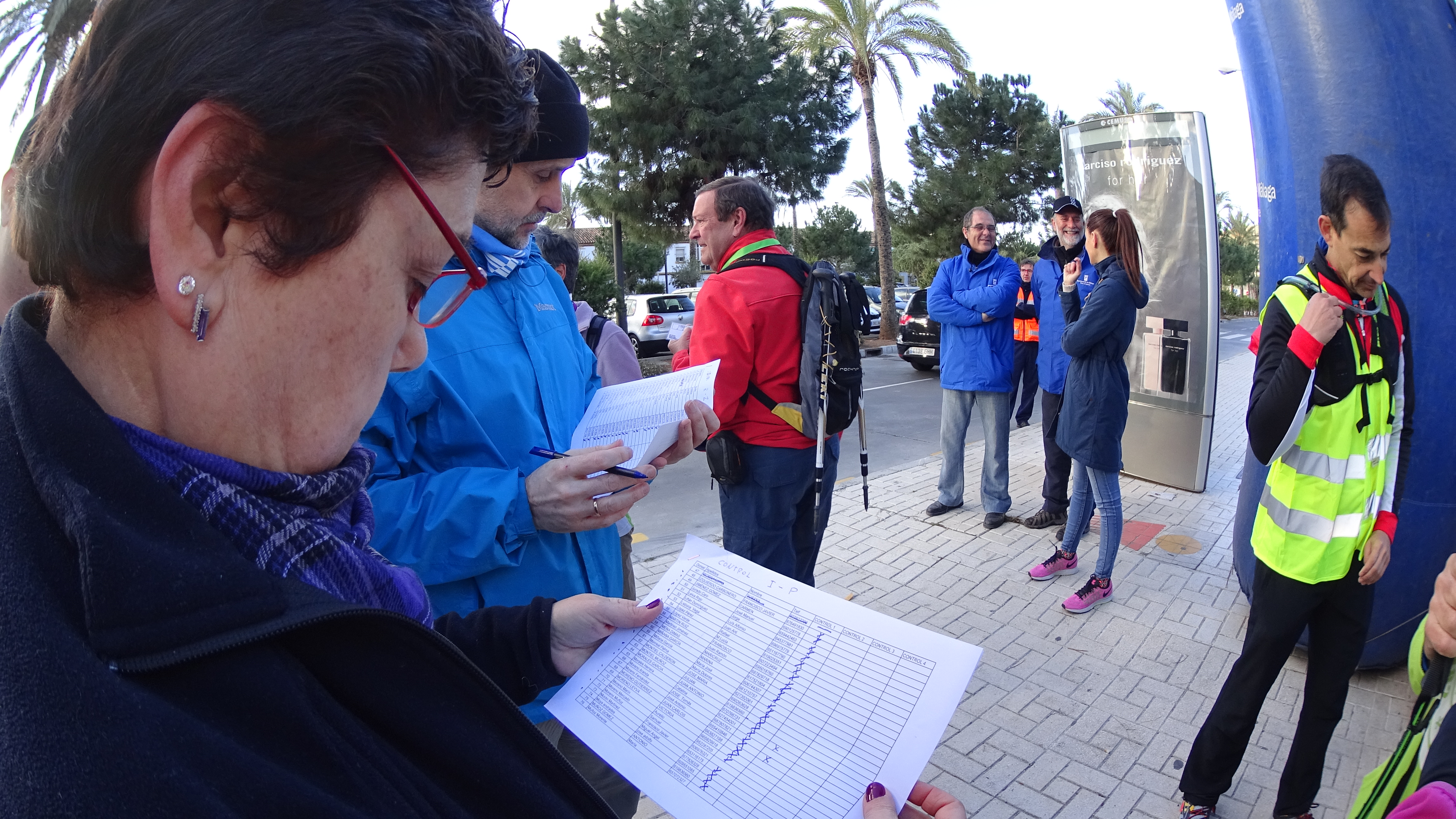 Listas de participantes controlada vaya que se nos quede alguien detrás 