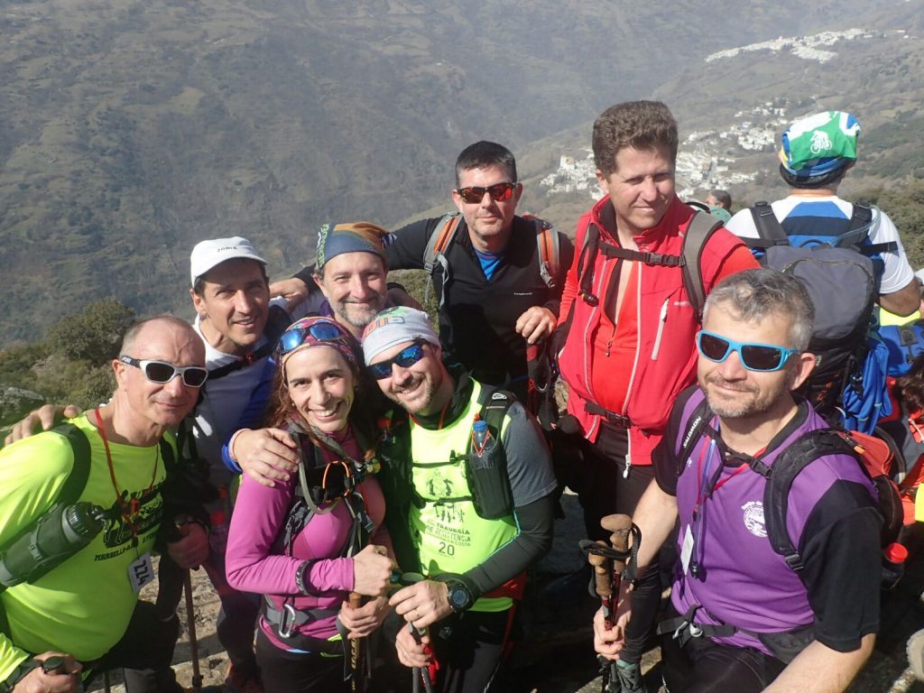 Nuestro equipo en el collado del ángel